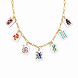 Mahjong Multi Tile Charm Necklace