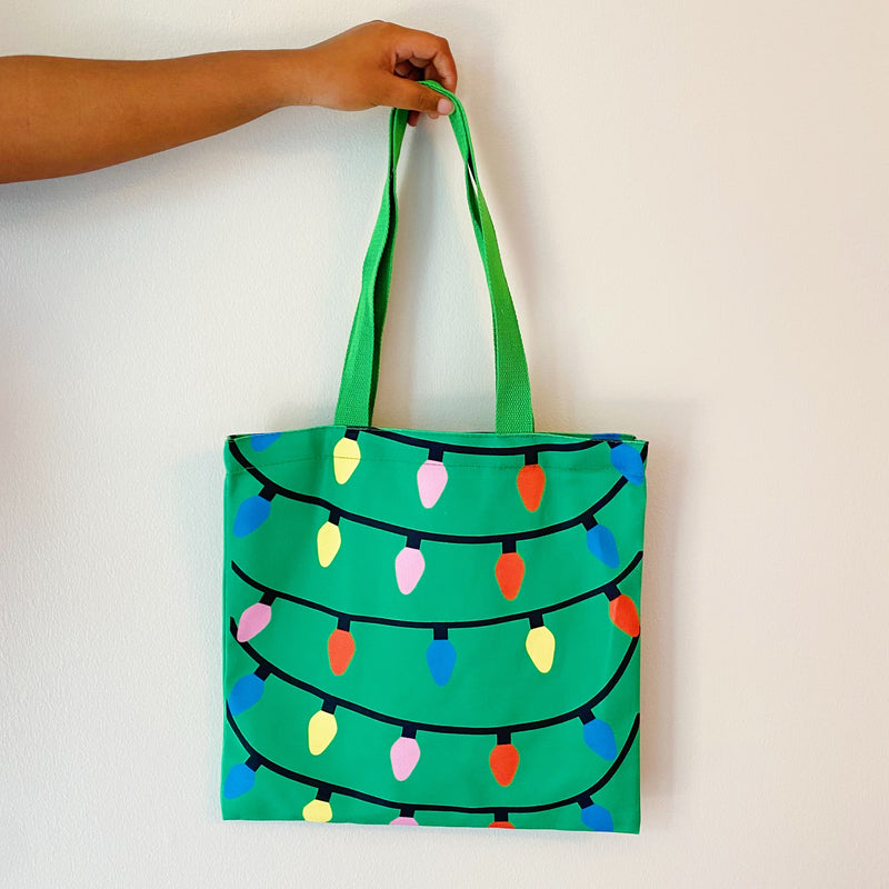 Light Up The Joy Canvas Tote