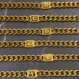 Prepack Of Uptown Cuban Chain Initial Bracelet