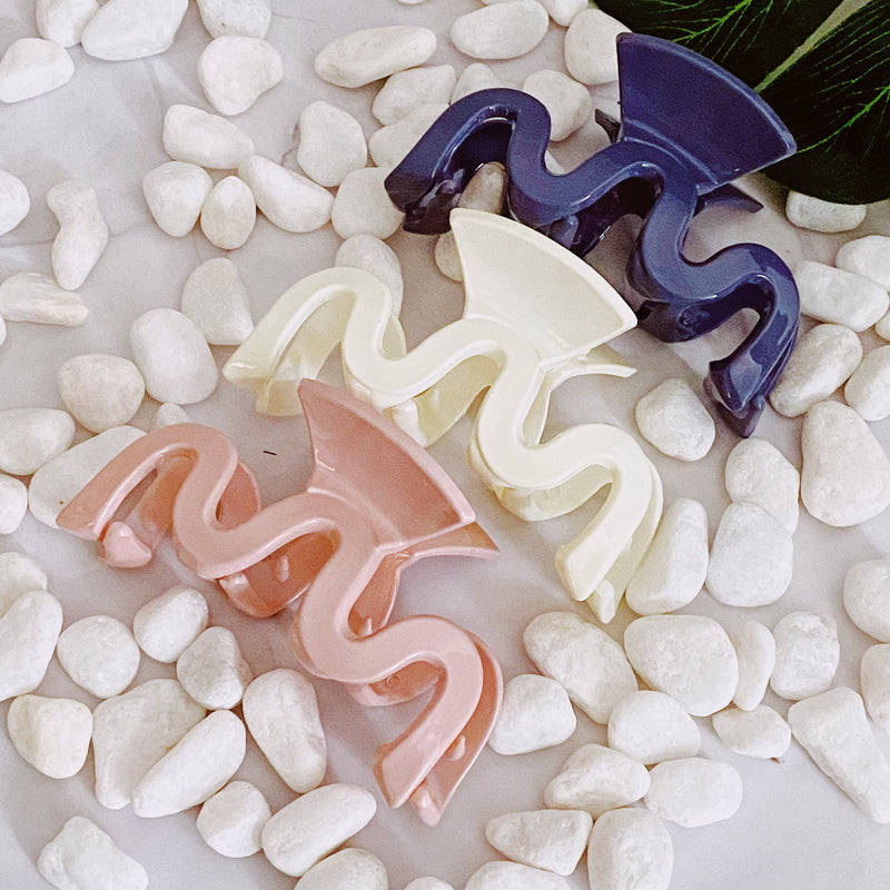 Style Wave Hair Claw Set Of 3