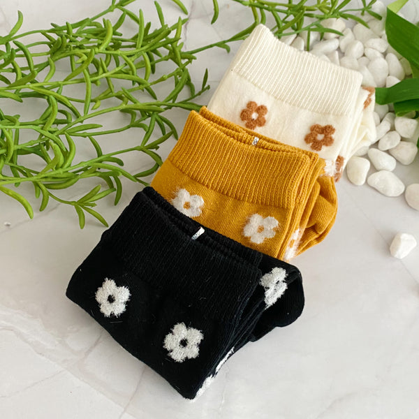 Juego de 3 calcetines Mini Daisy Happiness