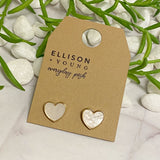 Golden Shell Stud Earrings