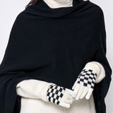 Fashion Week Checkered Cozy Gloves
