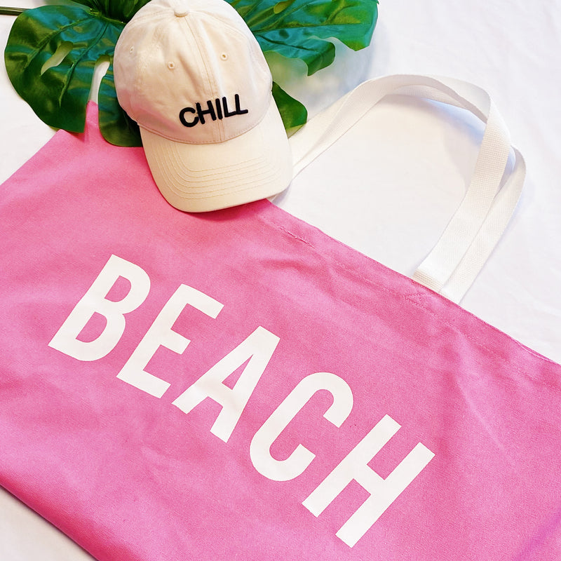 Simply The Beach Canvas Tote