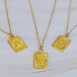 Art Deco Initial Necklace Prepack