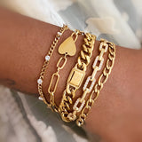 Refined Cuban Chain Bracelet