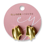 Kelly Golden Hoop Earrings