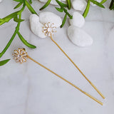 Boucles d’oreilles en toile de fond Edelweiss