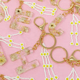 Baby Daisy Initial Key Chain Prepack