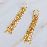 Chain Drape Dangle Earrings