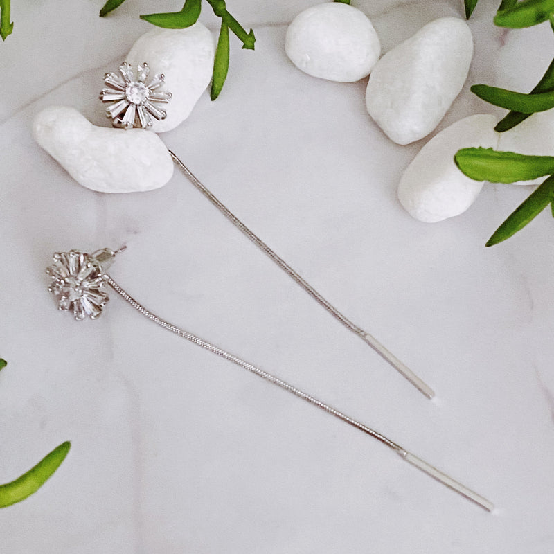 Boucles d’oreilles en toile de fond Edelweiss