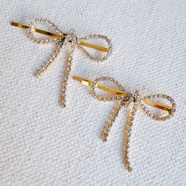 Adorable-Sparkle-Bow-Bobby-Pin-Set-Of-2