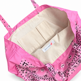 Ellison+Young Bandana Market Tote Bag interior view - fully lined with inside pocket