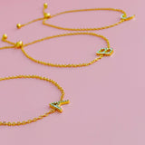 Prepack Of Dainty Sparkle Initial Bracelet