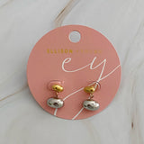Boucles d'oreilles pendantes mini haricots