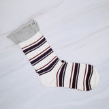 Bold and stylish set of two socks featuring edgy striped patterns and sassy color combinations—perfect for adding attitude and flair to any outfit.