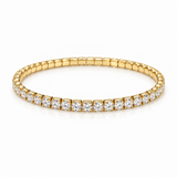 Ellison+Young Everyday Sparkle Tennis Stretch Bracelet, Water Resistant