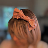 Patent Double Bow Headband