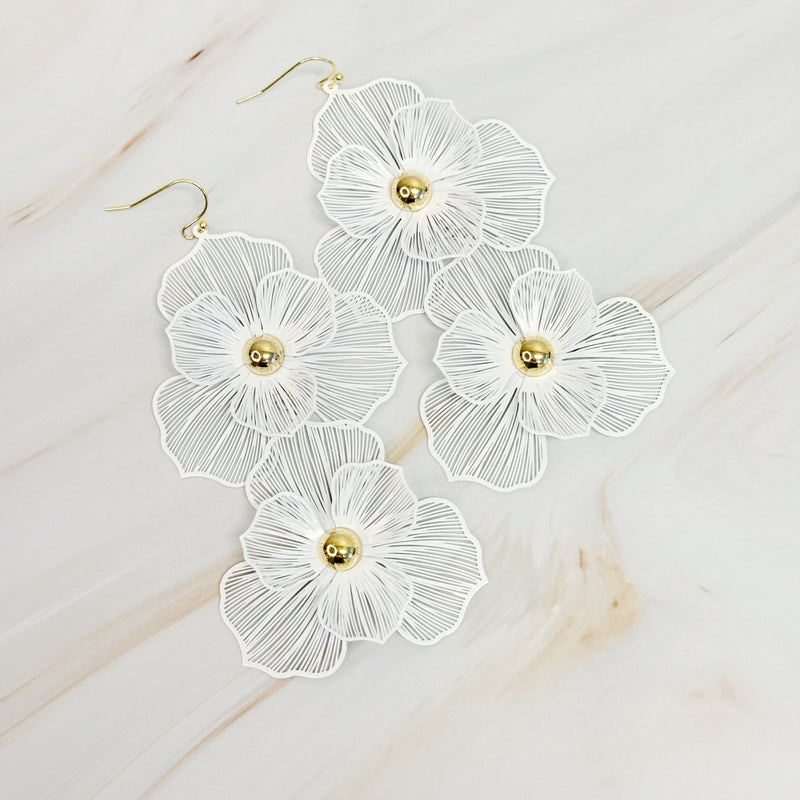 Royal Garden Double Bloom Earrings