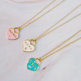 Pastel Locket Mama Necklace