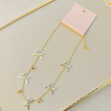 Bows And Bells Festive Necklace