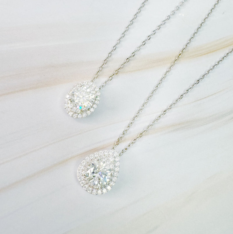 Absolute Sparkle Moissanite Pendant Necklace