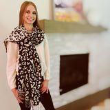 On Trend Leopard Pattern Scarf