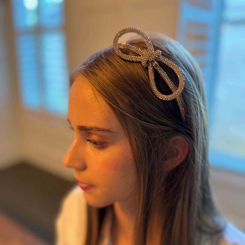 Bling Tube Bow Headband