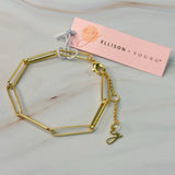 Pulsera de cadena con eslabones de clip perfecta