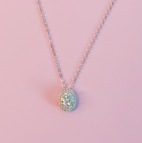 Collier pendentif Moissanite Absolute Sparkle