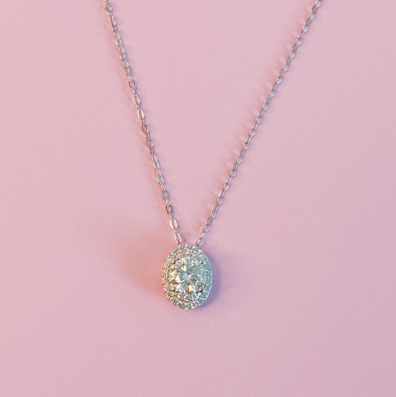 Absolute Sparkle Moissanite Pendant Necklace