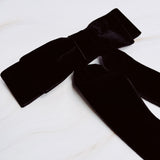 Double Fold Artisan Velvet Bow Hair Clip