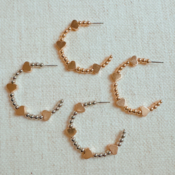 Golden-Hearts-Beaded-Hoop-Earrings