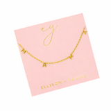Gold chain necklace featuring a “Mama” initials in a polished gold finish, designed as a meaningful everyday or giftable piece.
