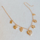 Heart Lockets Multi Charm Necklace
Golden