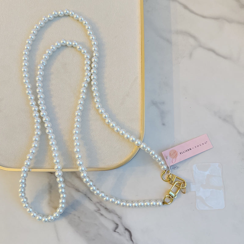 Pearl Channel Crossbody Lanyard