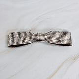 Slim Sleek Bling Bow Hair Clip