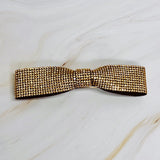 Slim Sleek Bling Bow Hair Clip