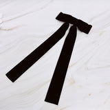 Double Fold Artisan Velvet Bow Hair Clip