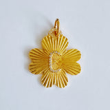 Clover Initial Seamless Clip Charm