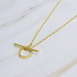 Amelia Dainty Toggle Necklace