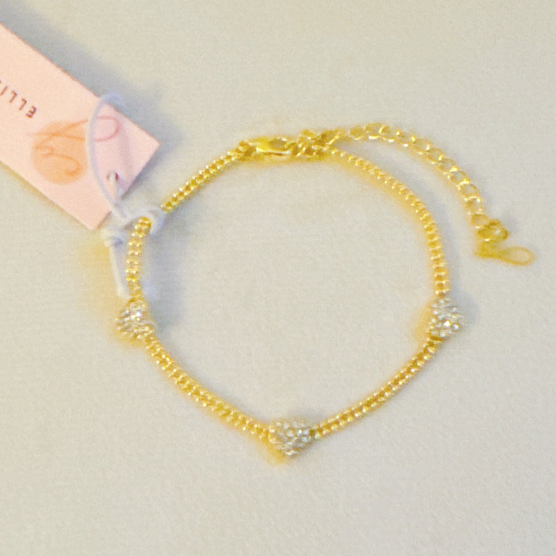 Dotty Shine Heart Bracelet