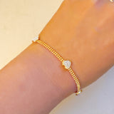 Dotty Shine Heart Bracelet