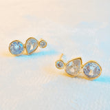 Mix Shape Bezel Shine Earrings