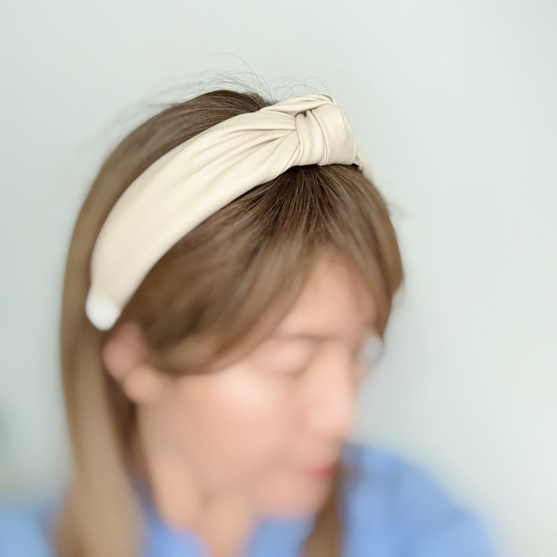 Leather Better Knotted Headband