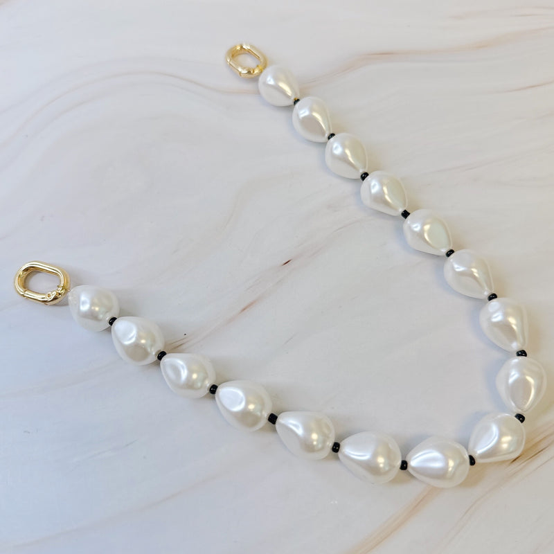 Pearl And Bead Bag Charm