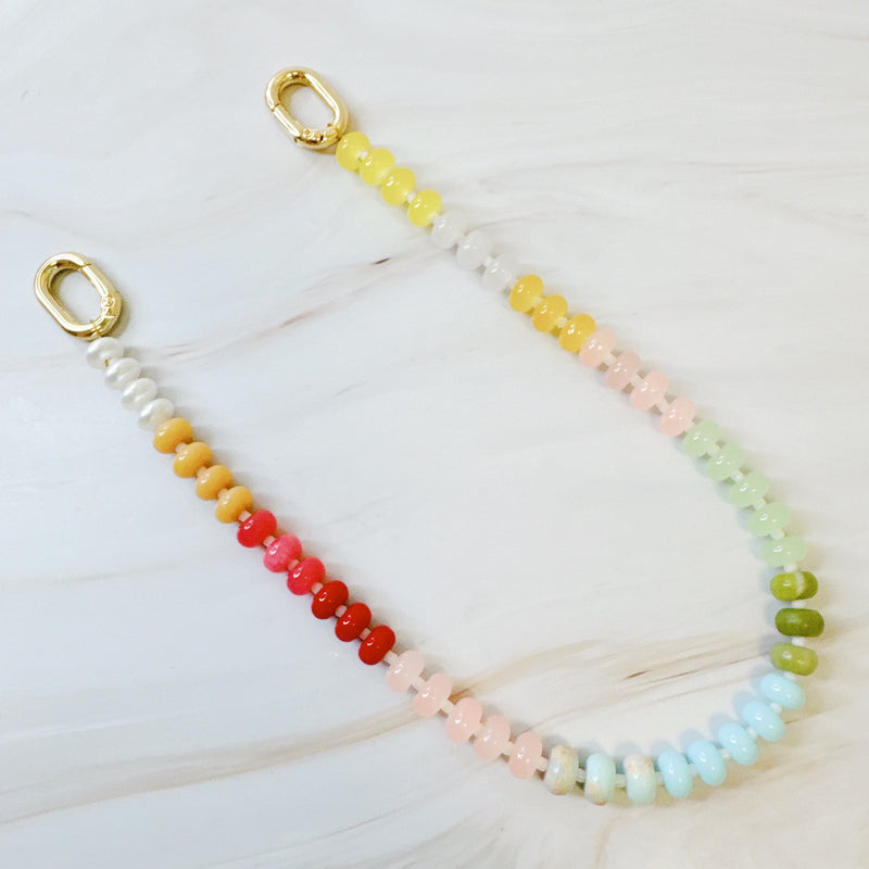 Color Festival Stone Mix Bag Charm