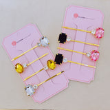 Glam Jewels Bobby Pin Set Of 4