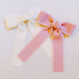 Lovely Edges Bow Hair Clip Set Of 2