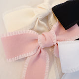 Lovely Edges Bow Hair Clip Set Of 2